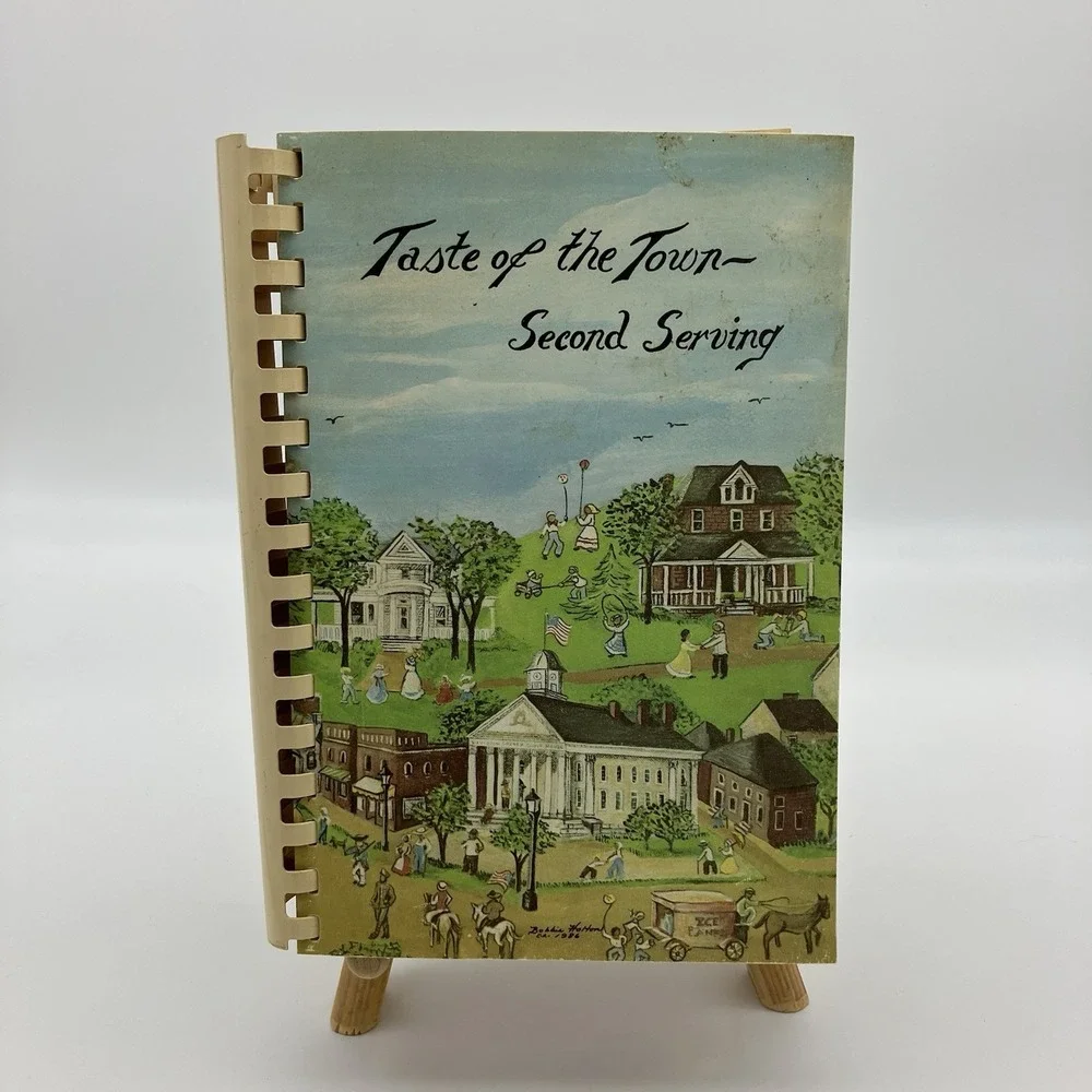Vtg. 86 Lexington NC Charity League Cookbook Taste of the Town Recipes Americana